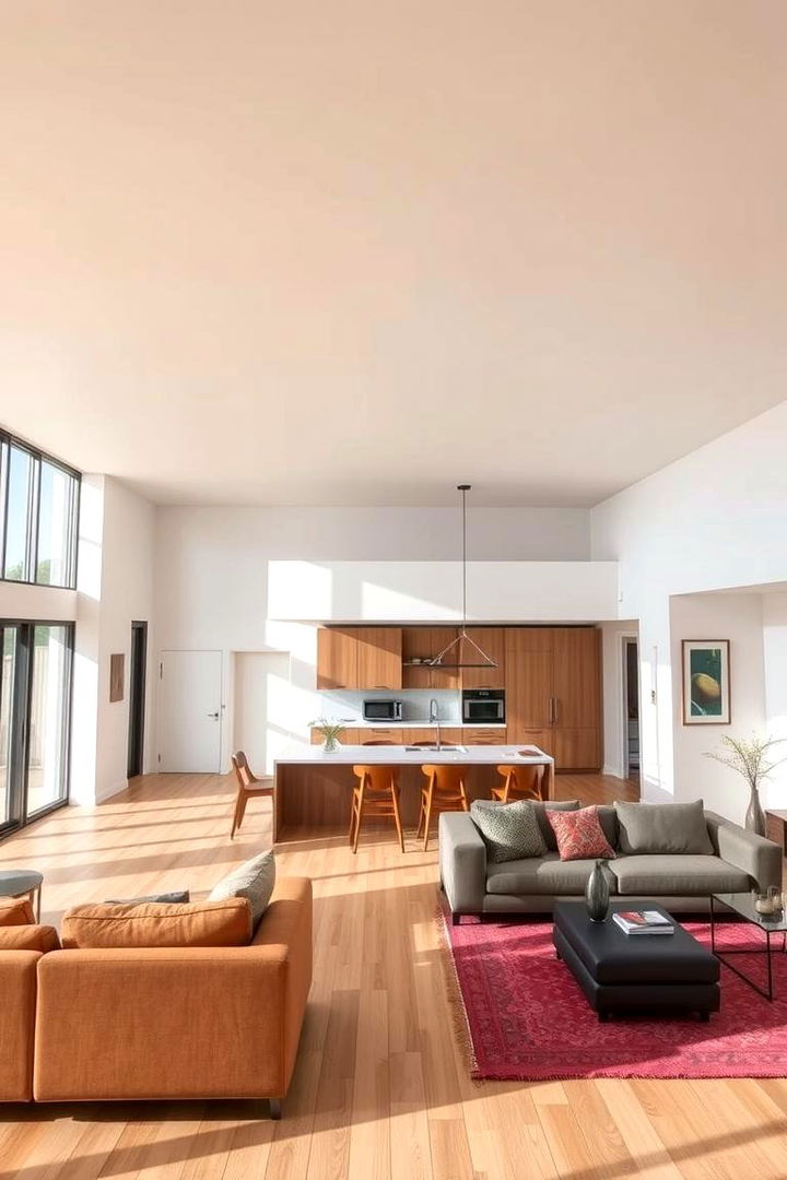 Seamless Open Concept Living - 22 Open Kitchen Living Room Ideas