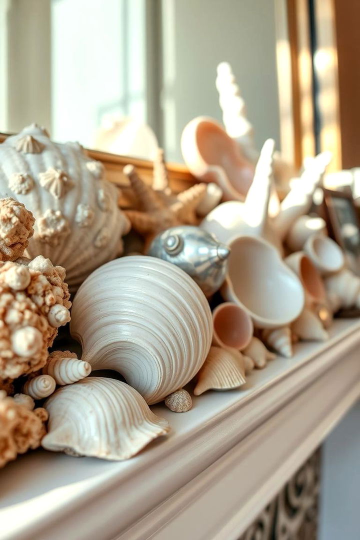 Seashell Accent Details - 22 Mermaid Bedroom Ideas