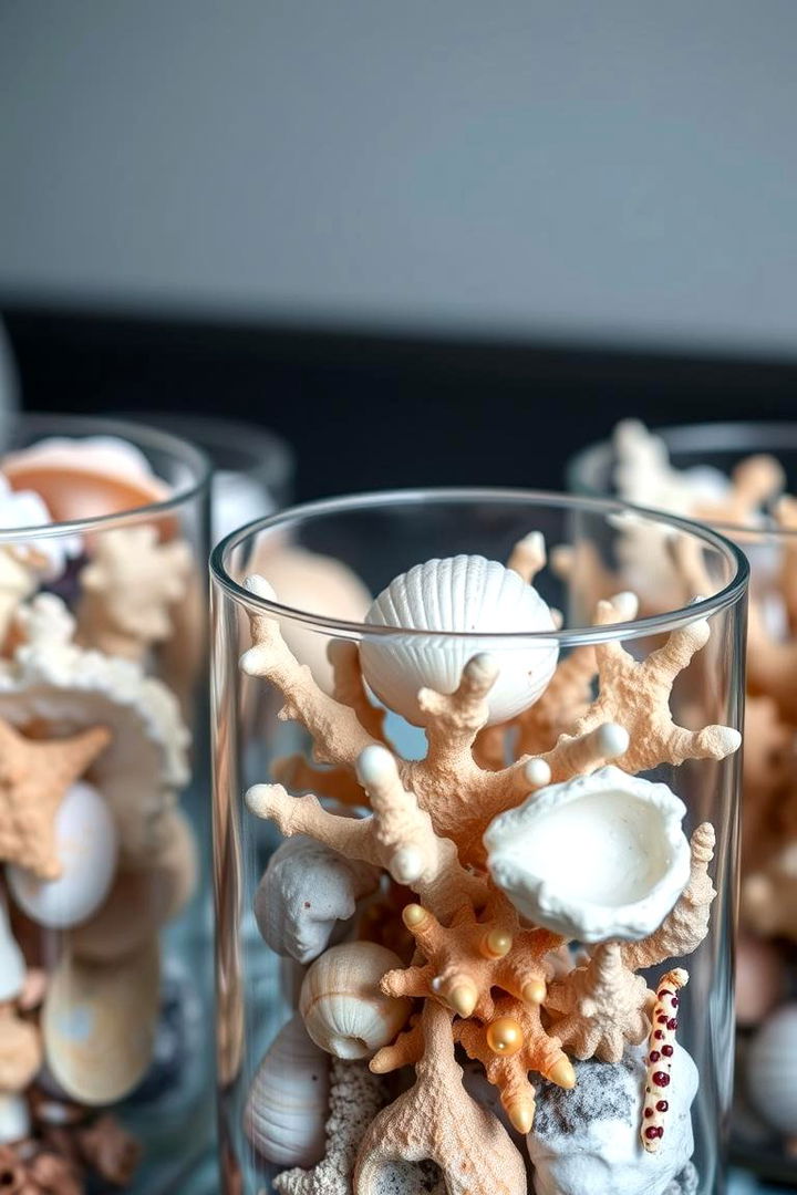 Seashell and Coral Collections - 22 Beach House Decor Ideas