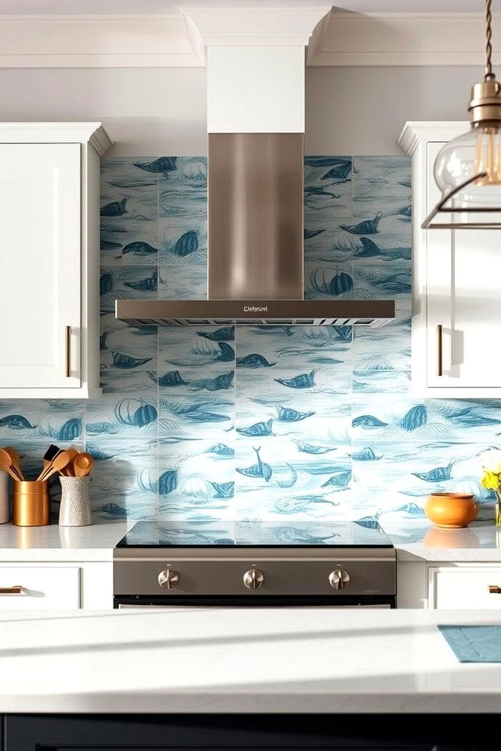 Seaside Backsplash Design - 22 coastal kitchen ideas