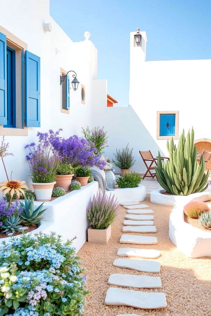 Seaside Color Palette - 22 Mediterranean Garden Ideas