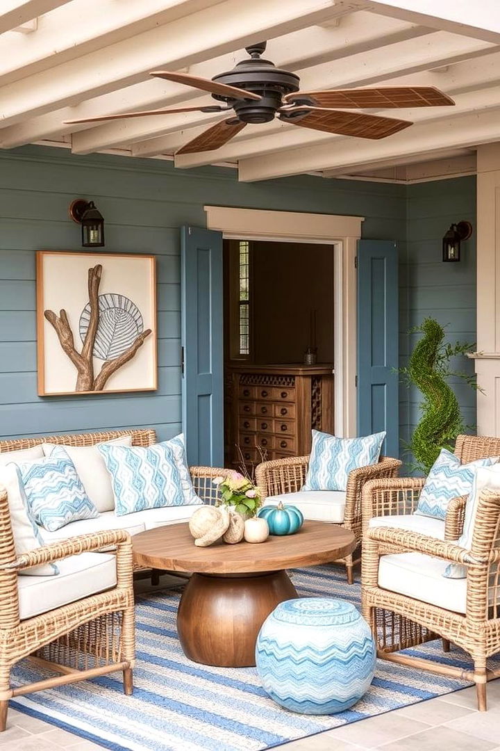 Seaside Inspired Accents - 22 Mediterranean House Exterior Ideas