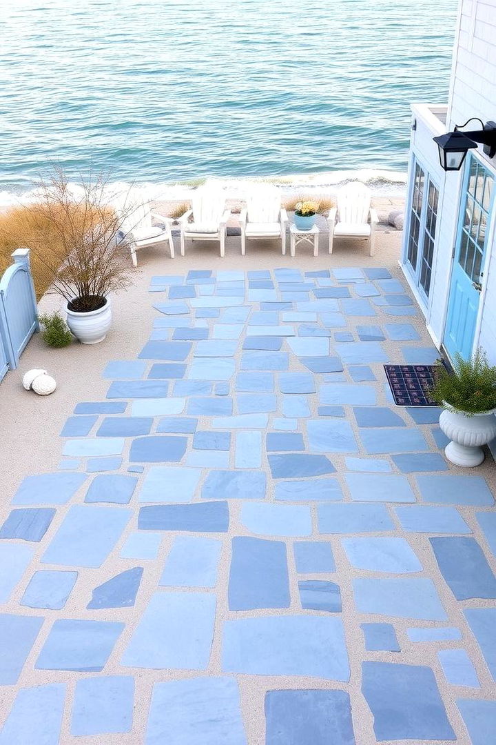 Seaside Inspired Patios - 22 Flagstone Patio Ideas