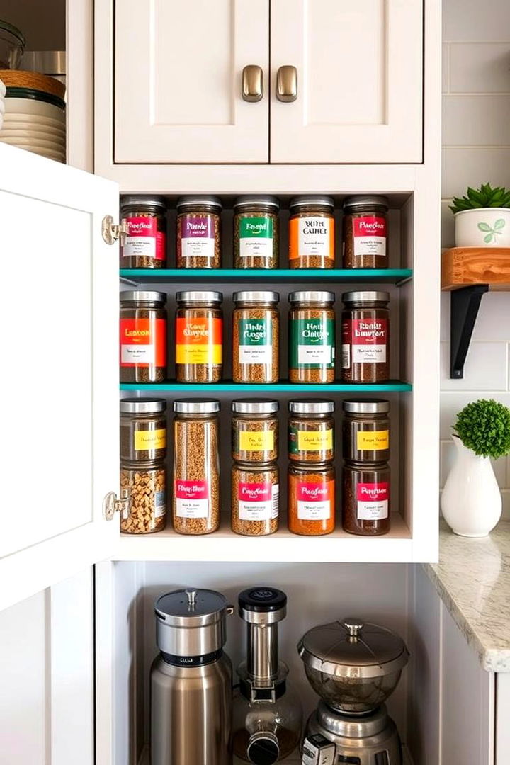 Season Themed Spice Rack - 22 Spice Rack Ideas