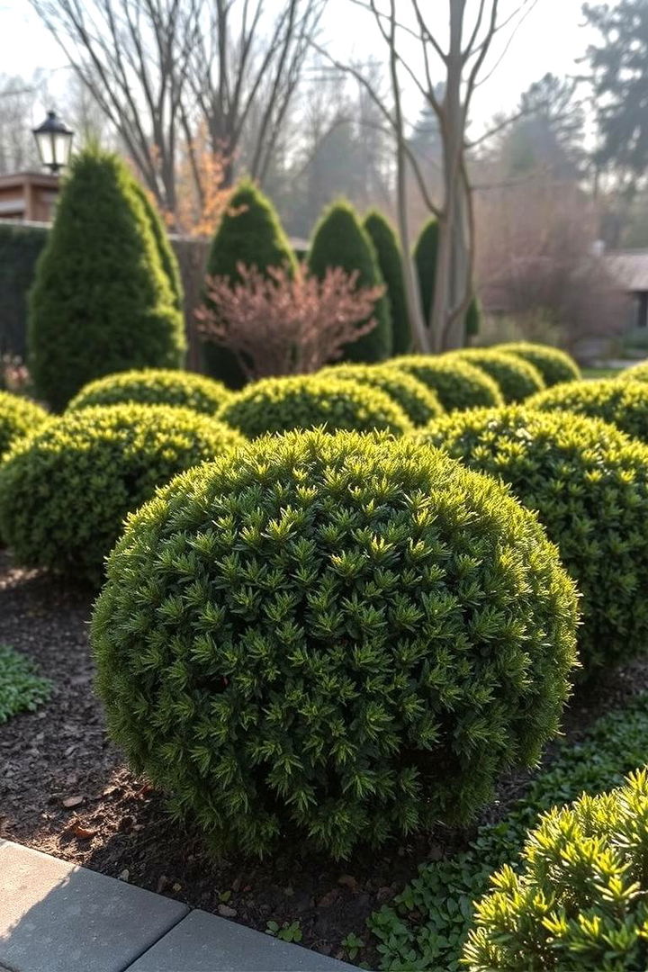 Seasonal Adaptability of Boxwood Gardens - 22 Front Yard Boxwood Shrubs