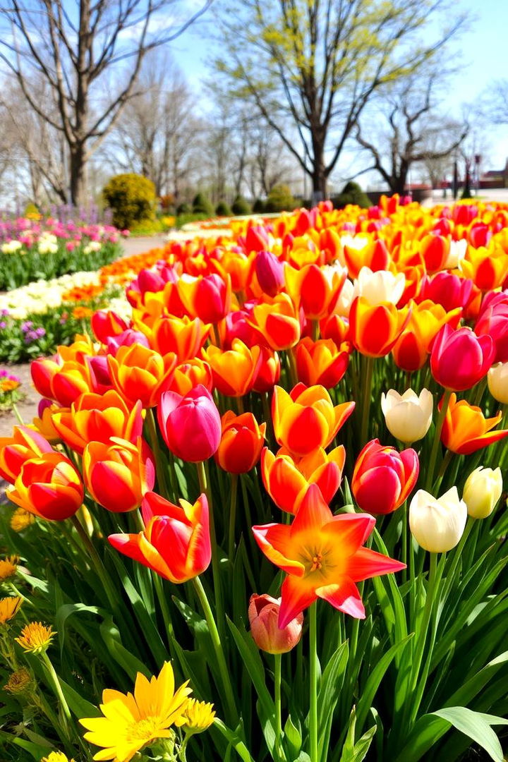Seasonal Bulb Display - 22 Garden Centerpiece Ideas