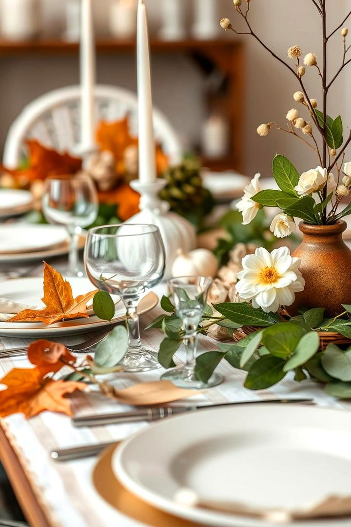 Seasonal Centerpiece Arrangement - 22 Table Setting Ideas