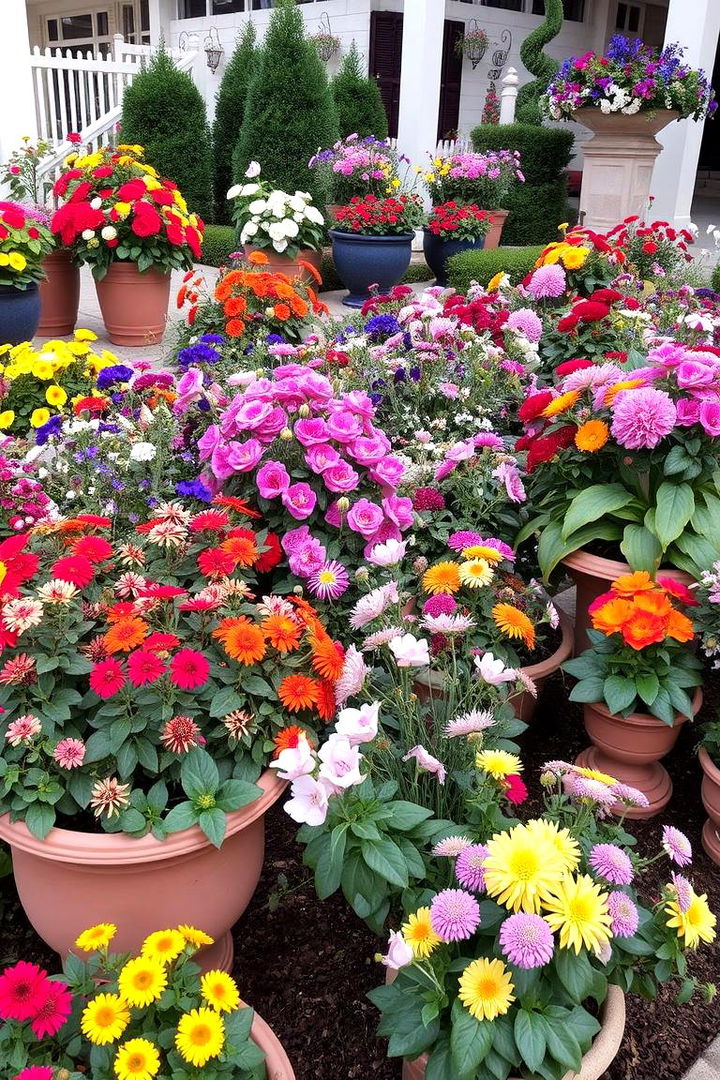 Seasonal Color Garden - 22 Large Balcony Ideas