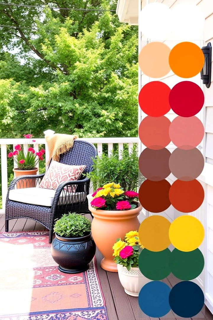 Seasonal Color Palette Updates - 22 Deck Decorating Ideas