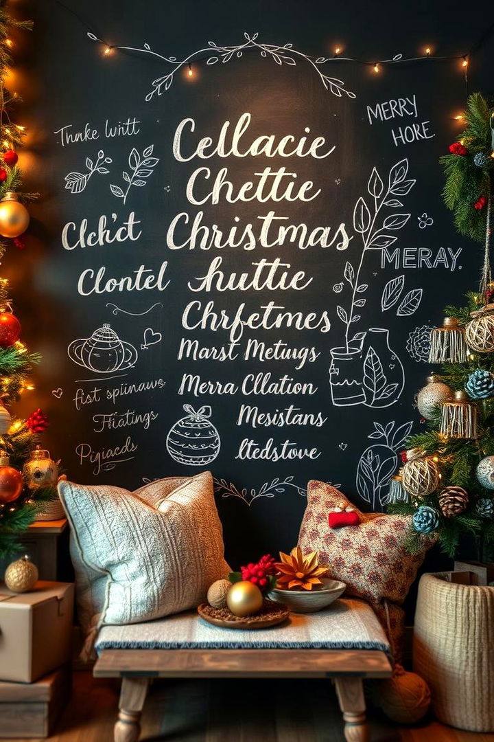 Seasonal Decor Chalkboard Wall - 22 Chalkboard Wall Ideas