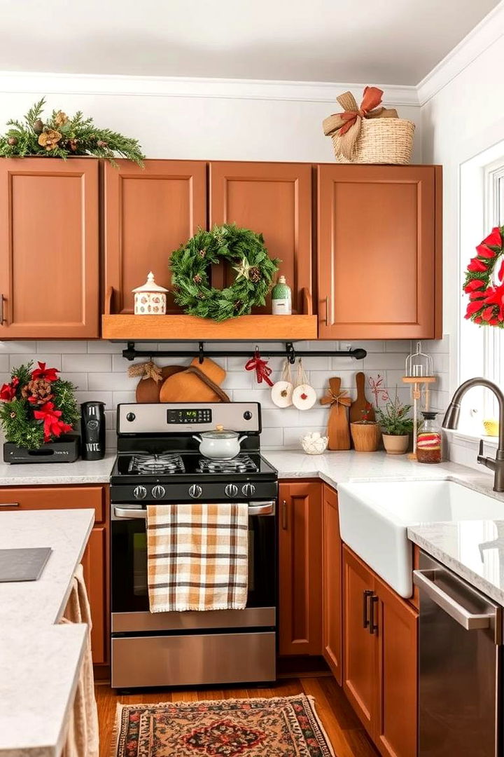 Seasonal Decor Fusion - 22 Brown Kitchen Cabinets Ideas