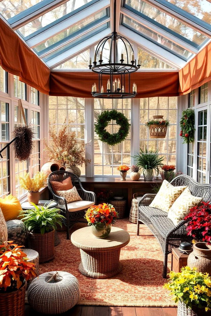 Seasonal Decoration Inspirations - 22 Small Sunroom Ideas