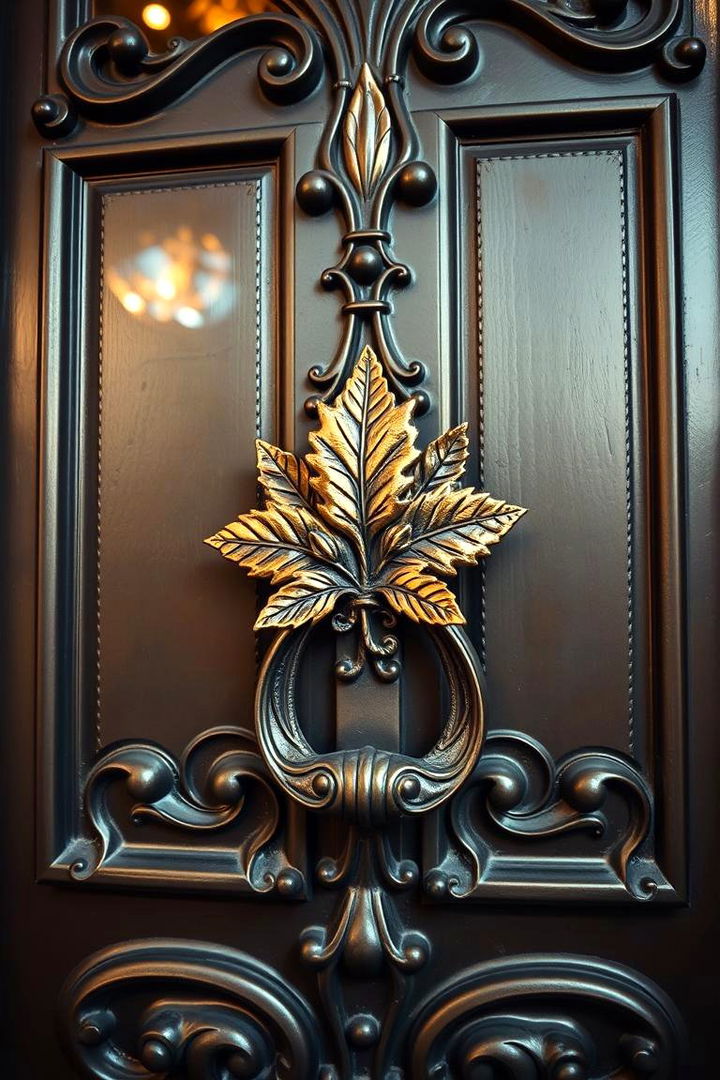 Seasonal Door Knockers - 22 Front Door Fall Decor Ideas