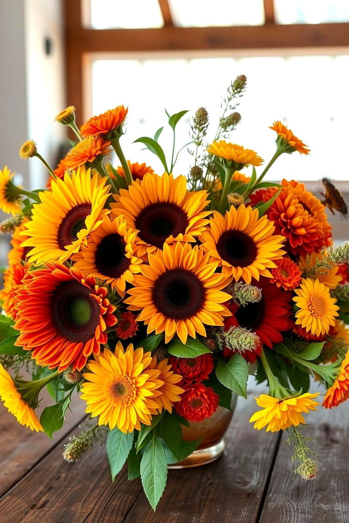 Seasonal Florals - 22 Fall Table Decor Ideas