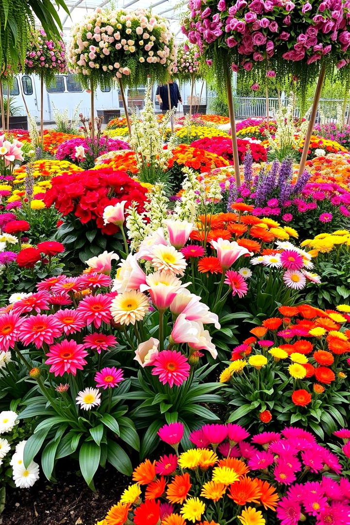 Seasonal Flower Showcase - 22 L Shaped Backyard Ideas