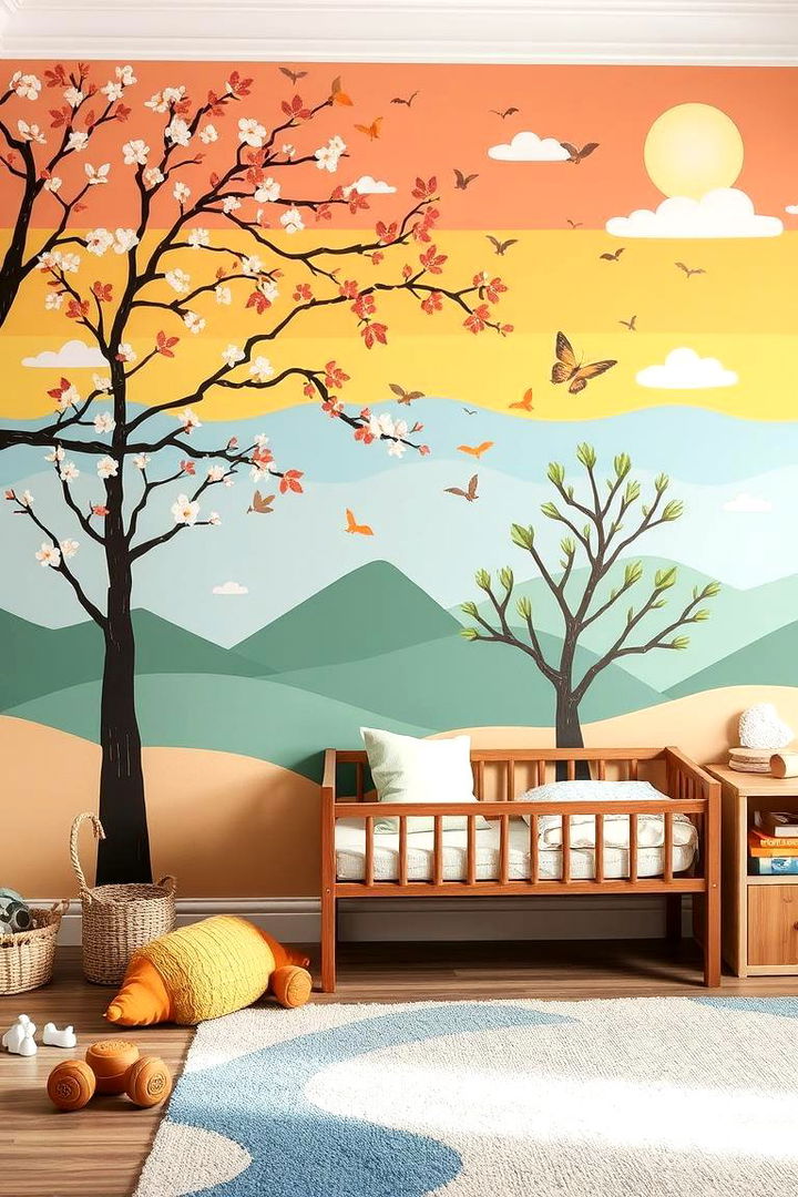 Seasonal Imaginative Designs - 22 Kids Room Paint Ideas