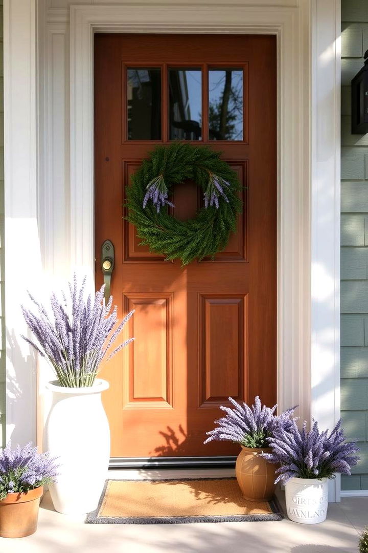 Seasonal Lavender Decor Switches - 22 Lavender Front Door Ideas