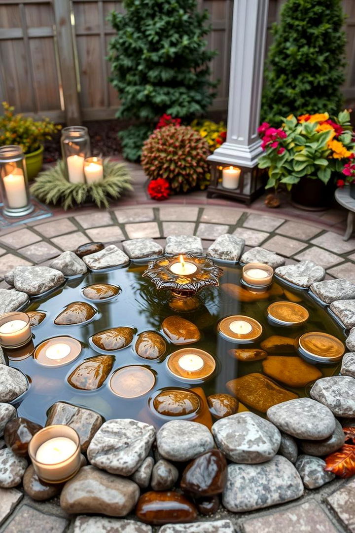 Seasonal Outdoor Water Features - 22 fall outdoor decorating ideas