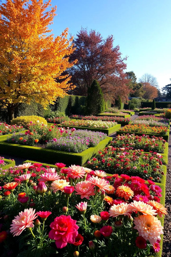 Seasonal Planting Schemes - 22 Parterre Garden Ideas