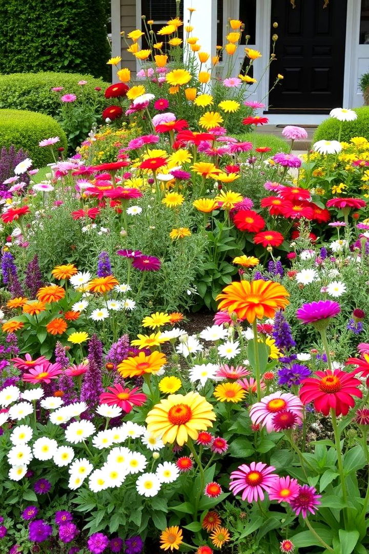 Seasonal Planting Variety - 22 Front Yard Landscaping Ideas