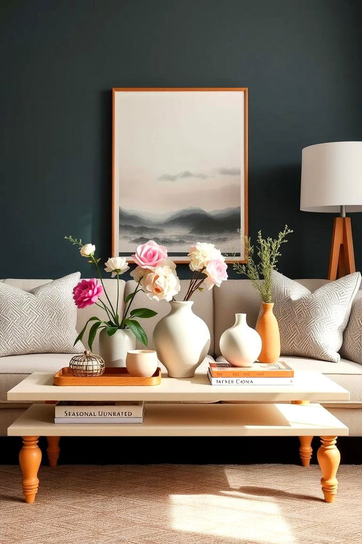 Seasonal Refresh with Trendy Decor - 22 Sofa Table Decor Ideas