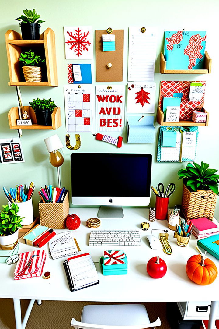 Seasonal Reorganization Tips - 22 Desk Organization Ideas