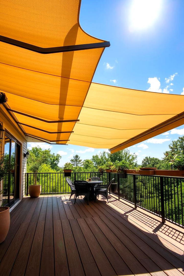 Seasonal Shading Options - 22 Partially Covered Deck Ideas