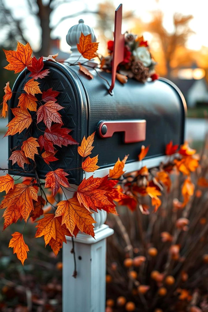 Seasonal Splendor Mailbox Post - 22 Mailbox Post Ideas