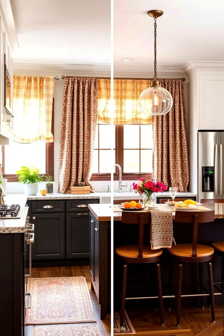 Seasonal Switching Versatile Designs - 22 Kitchen Curtain Ideas