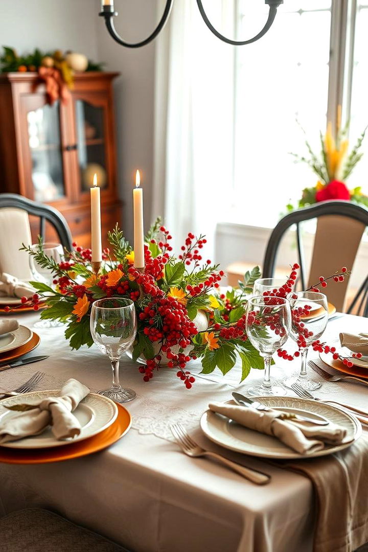 Seasonal Themed Arrangements - 22 Dining Table Decor Ideas