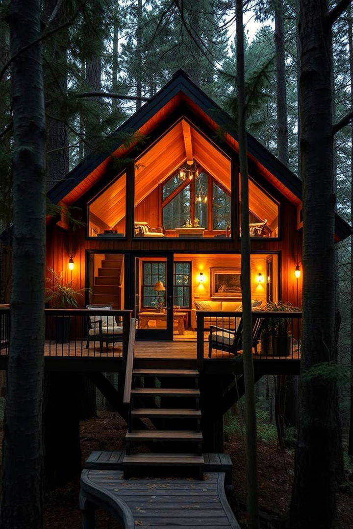 Secluded Forest Sanctuary - 22 Tree House Ideas