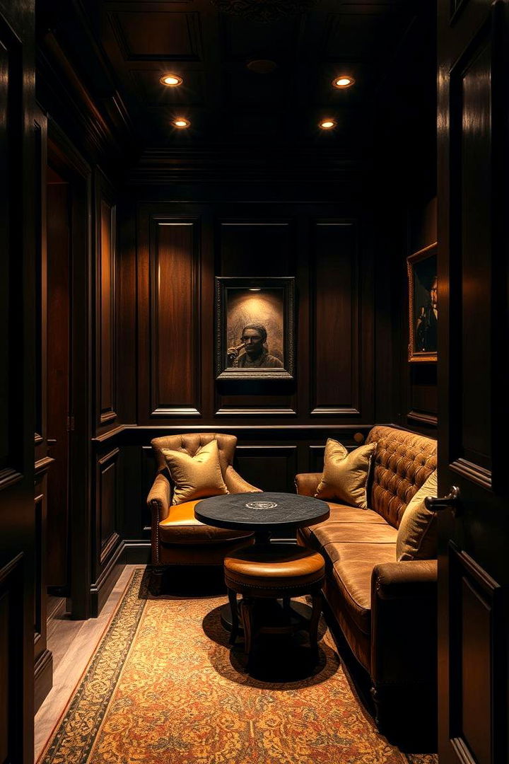 Secret Speakeasy Nook - 22 Cigar Room Ideas