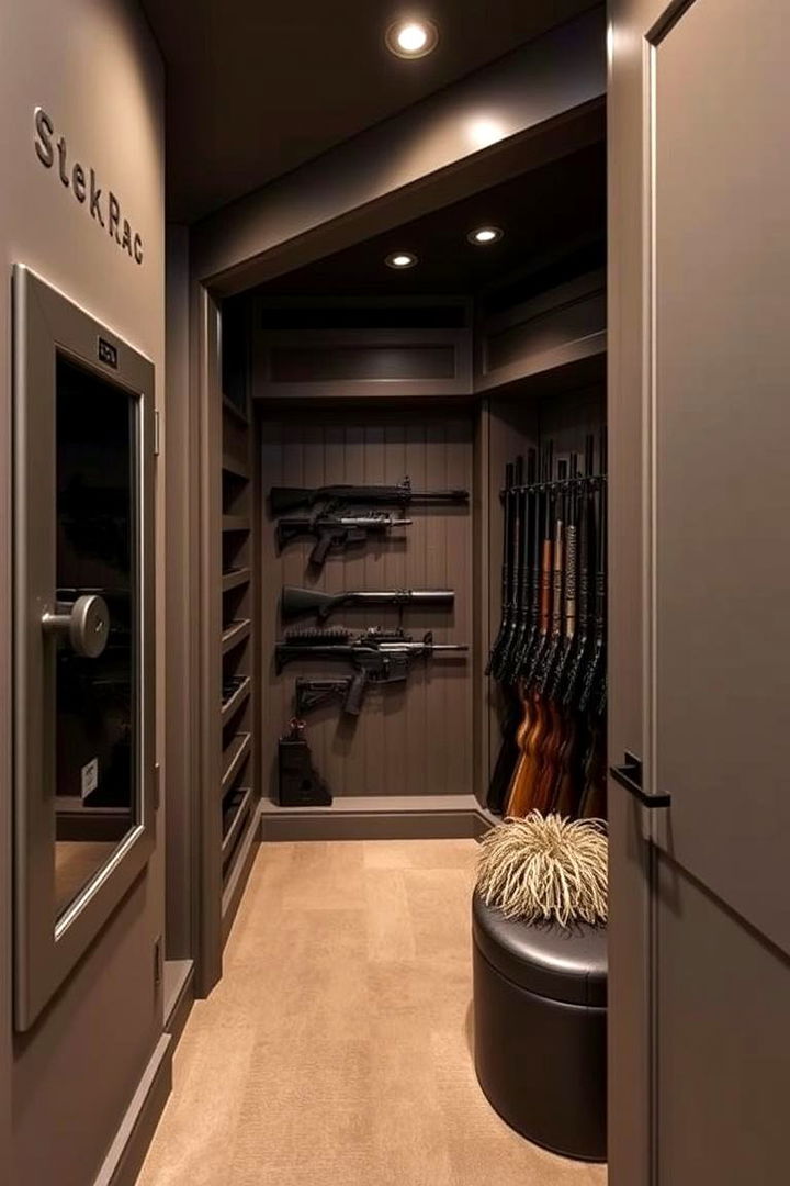 Secure Vault Integration - 22 Gun Room Ideas