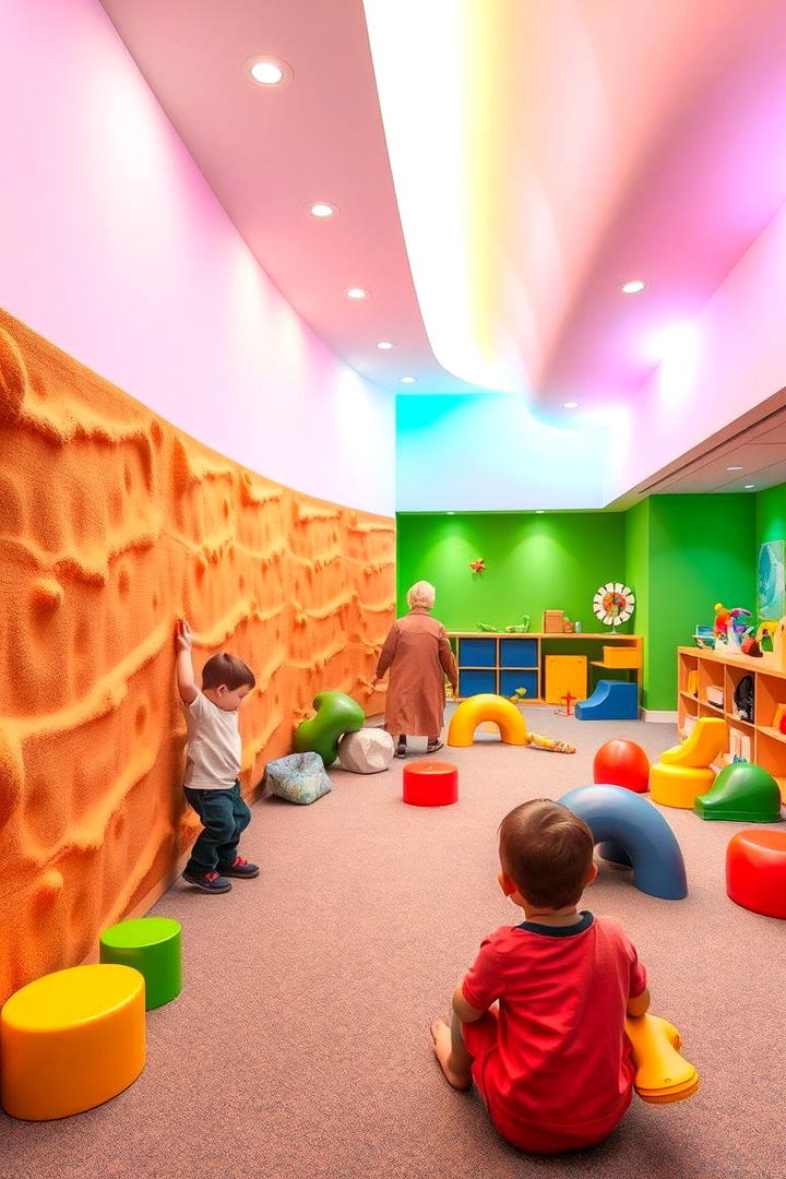 Sensory Play Area - 22 Basement Playroom Ideas