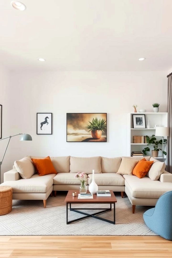 Serendipitous Space Management - 22 Neutral Living Room Ideas