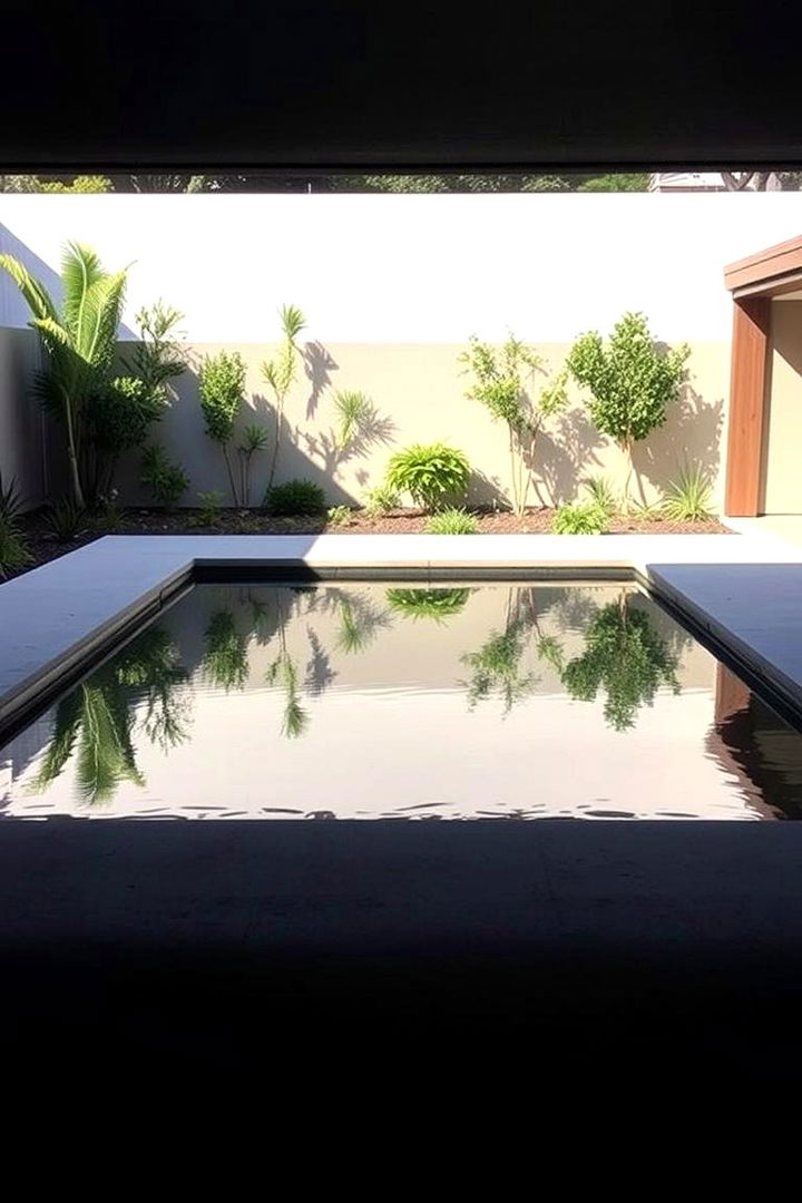 Serene Backyard Escape - 22 Small Garden Reflecting Pool Ideas