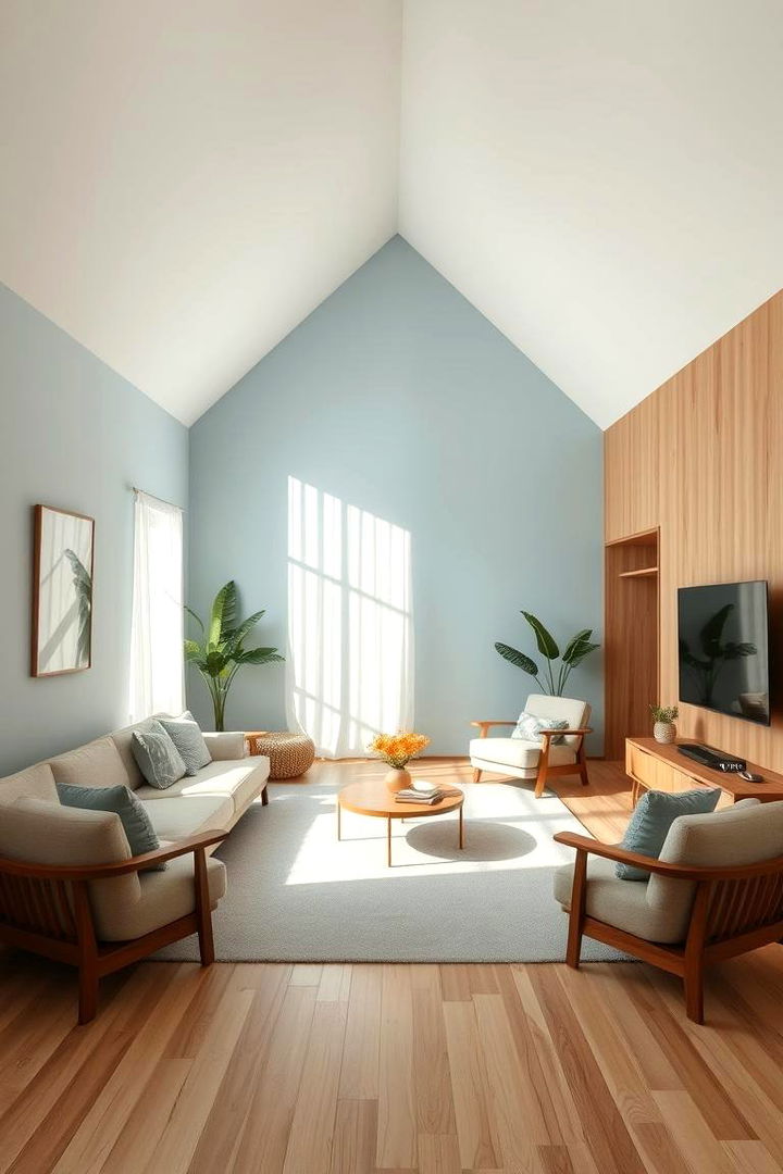 Serene Blues Calm Retreat - 22 Living Room Paint Colors