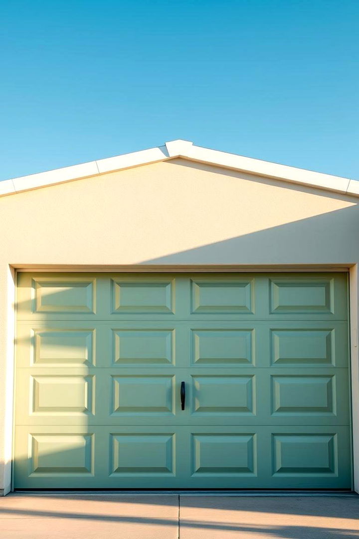 Serene Enamel Finishes - 22 Green Garage Door Ideas