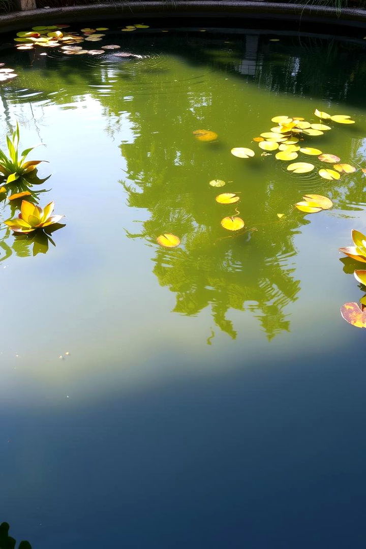 Serene Garden Pond Feature - 22 English Garden Ideas