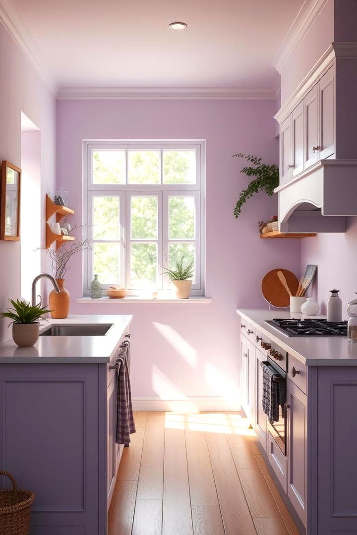 Serene Lavender Ambiance - 22 Kitchen Color Ideas