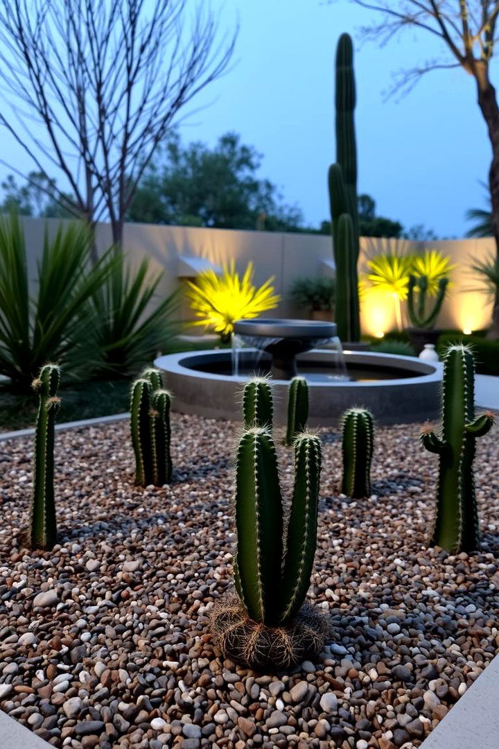 Serene Meditation Cactus Garden - 22 Cactus Garden Ideas