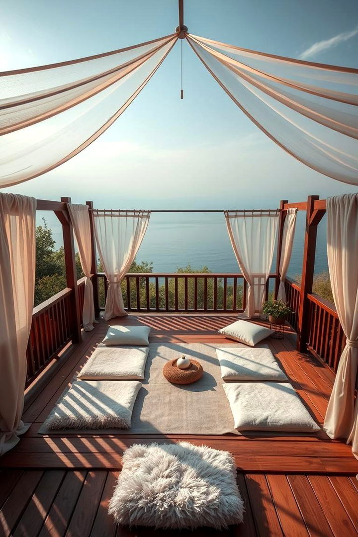 Serene Meditation Spot Gazebo - 22 Gazebo on Deck Ideas