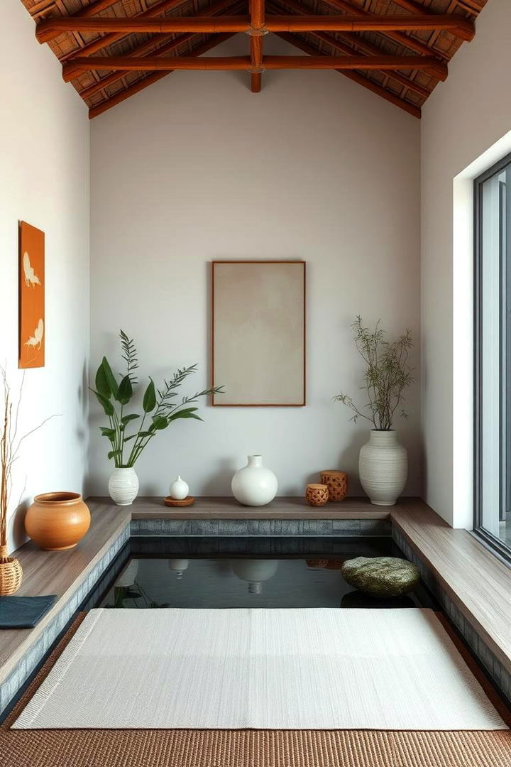 Serene Meditative Zen Den - 22 Man Cave Ideas