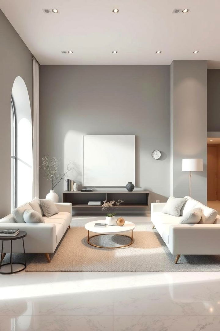 Serene Modern Retreat - 22 Grey and White Bedroom Ideas