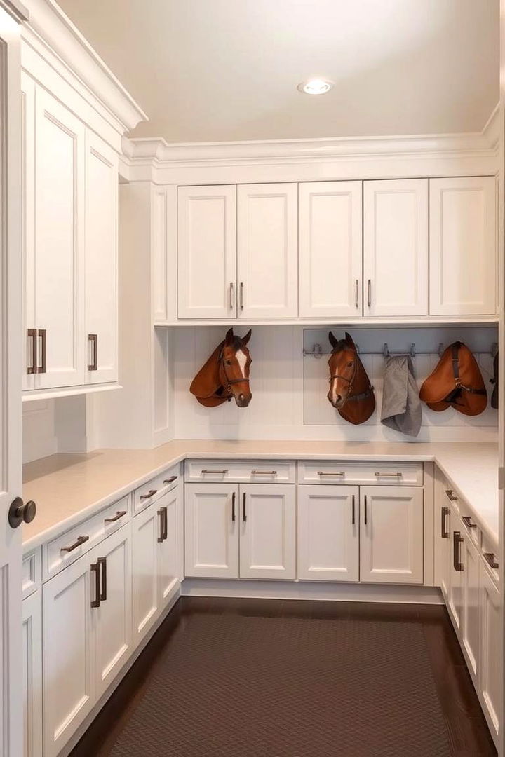 Serene Neutral Decor - 22 Tack Room Ideas