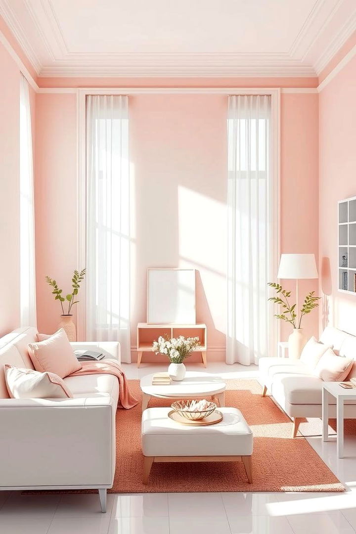 Serene Pink and White Contrast - 22 Pink Bedroom Ideas