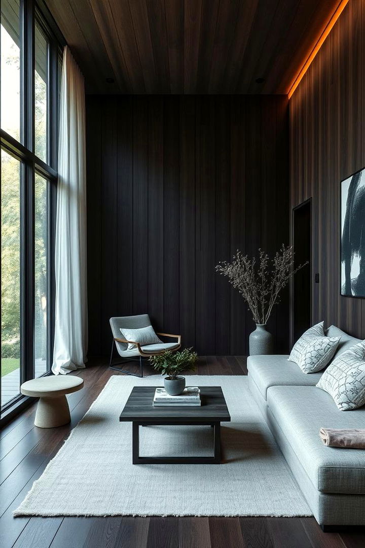 Serene Retreat with Dark Wood Panels - 22 Dark Wood Bedroom Ideas