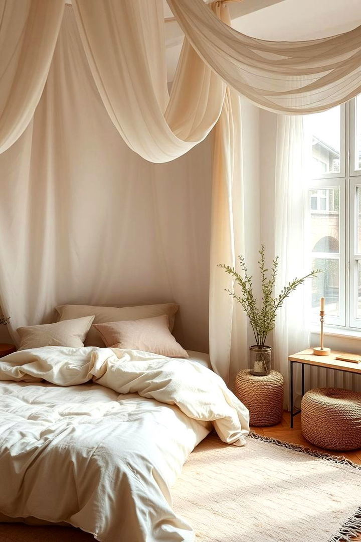Serene Sanctuary with Soft Hues and Textures - 22 Modern Bedroom Ideas