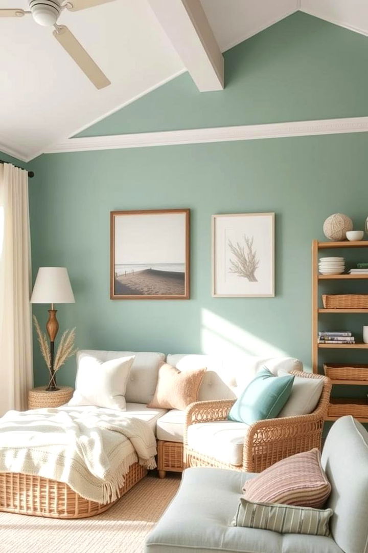 Serene Seafoam Green - Calming Paint Colors to Create Serene Home Atmospheres