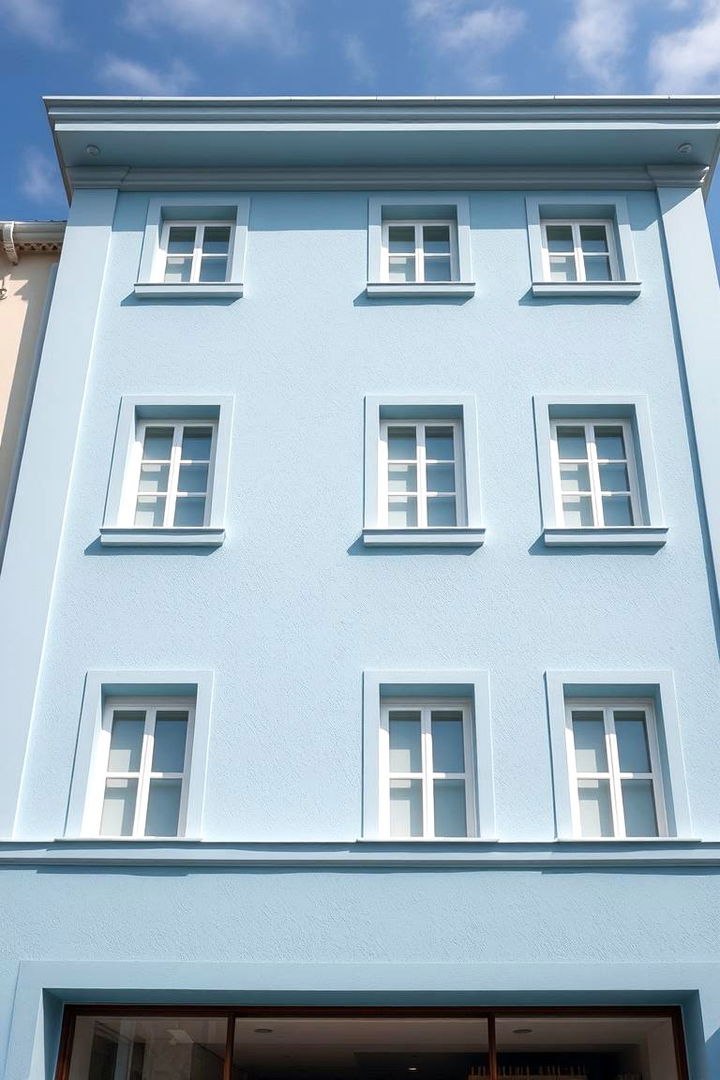 Serene Sky Blue - 22 blue exterior house paint ideas